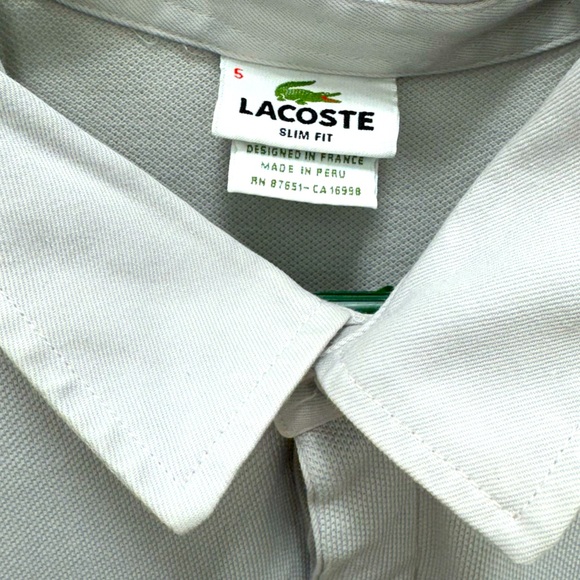 Lacoste Long Sleeve Polo Collared - Picture 3 of 3